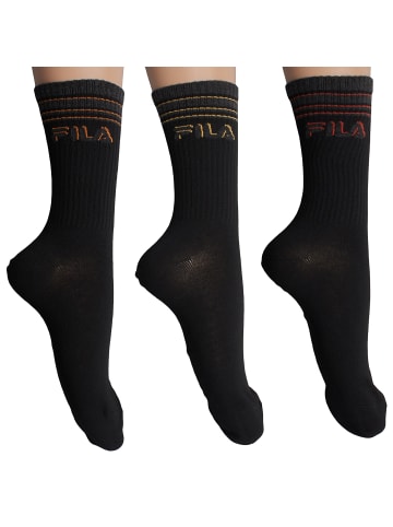 Fila 3er-Set: Socken in Black