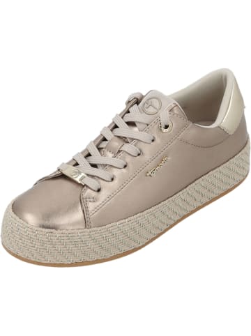 Tamaris Schnürschuhe in Gold