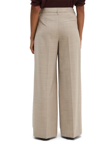 Marc O'Polo Bundfaltenhose relaxed in Stone Taupe Melange