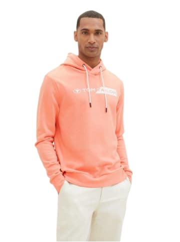 Tom Tailor Sweatshirt PRINTED HOODIE in Rosa