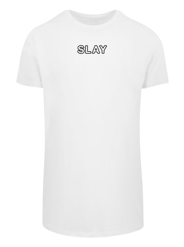 F4NT4STIC Long Cut T-Shirt Slay in weiß