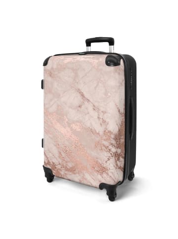 NoBoringSuitCases Suitcase, Koffer, Reisekoffer Marmor rosa