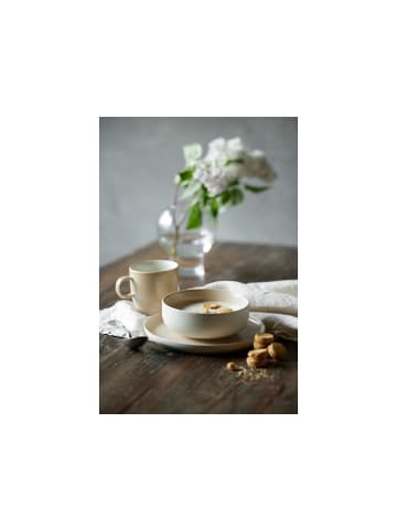 Studio Round Schale North in Matte white/Matte sand