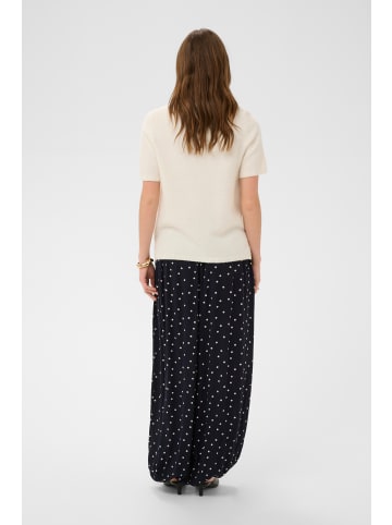 Soaked in Luxury Casual Hose SLZaya Lockere Passform in Night Skye with Oatmeal Dot