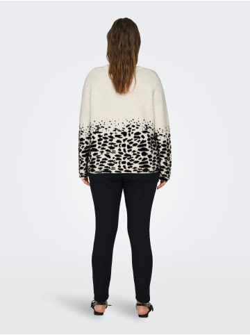 ONLY Carmakoma Strickpullover Curve Rundhals Langarm weich warm in Schwarz