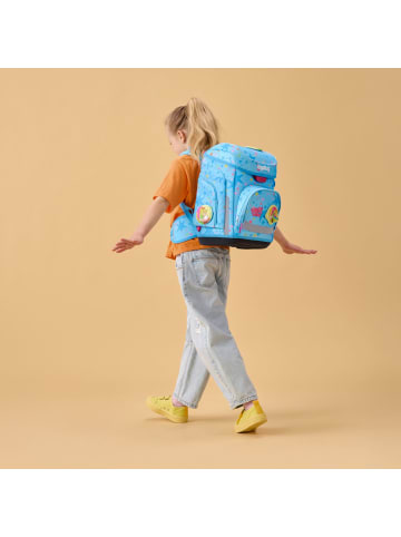 Ergobag Grundschulranzen CUBO "Bärhext", Bibi Blocksberg 5-tlg. in Blau
