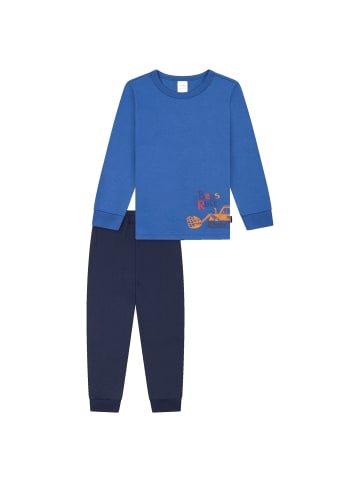 Schiesser Pyjama in Blau