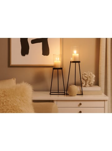 möbel-direkt 2tlg. Kerzenständer 2er-Set in schwarz