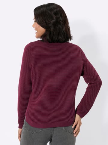 WITT WEIDEN Langarm-Pullover in bordeaux