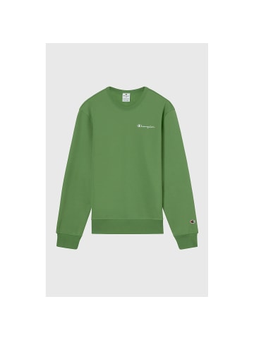 Champion Longsleeve Crewneck Sweatshirt in Grün2070