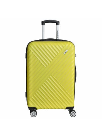 Paradise by CHECK.IN Kingston - 4-Rollen-Trolley 67 cm (lila) in gelb