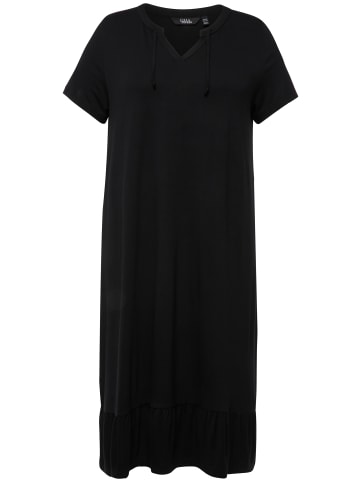 Ulla Popken Jerseykleid in schwarz