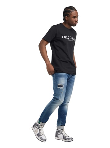 Carlo Colucci T-Shirt di Comun in Schwarz