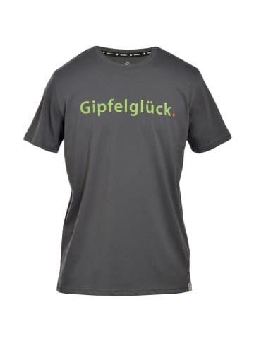 Gipfelglück Freizeitshirt Ben in Anthracite