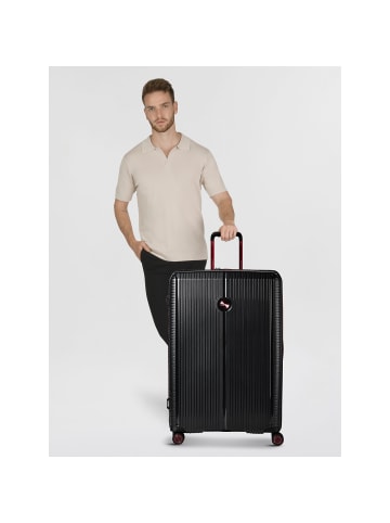 Polestream Paris 4 Rollen Trolley 78 cm in black metallic