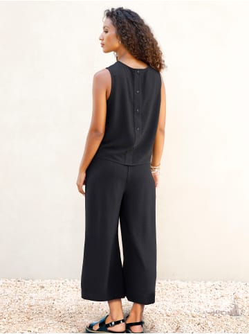 Heine Blusentop + Hose in schwarz
