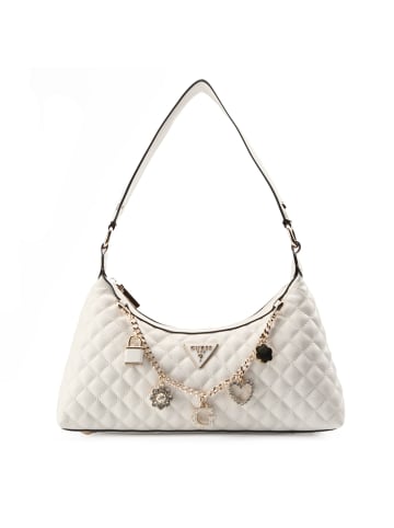 Guess Everlee Schultertasche 28 cm in off white