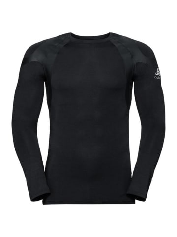 Odlo Unterhemd BL TOP Crew neck l/s ACTIVE in Black