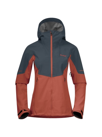 Bergans SENJA HYBRID SOFTSHELLW JACKET in Blau
