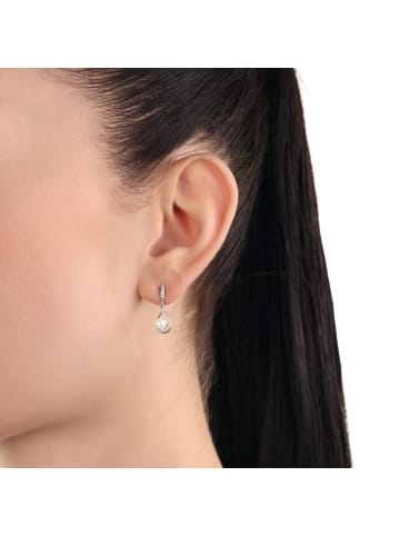 Amor Ohrhänger Silber 925, rhodiniert+rosévergoldet in Bicolor