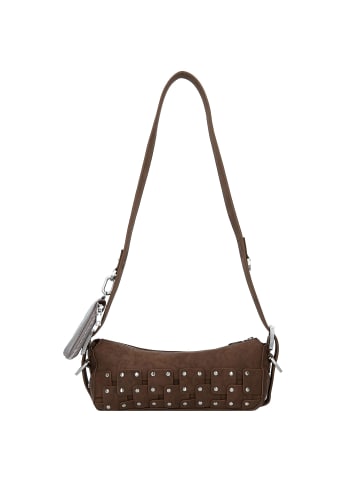 Desigual New Patch Schultertasche 31 cm braun