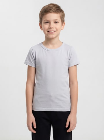 TupTam Kinder Jungen Unterhemd Kurzarm 5er Pack in blau/schwarz