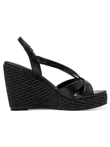 Tamaris Sandalette in BLACK CROCO