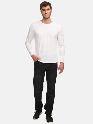 Tazzio 2er-Pack: Langarmshirt "E108" in Weiß