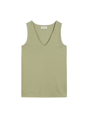 Marc O'Polo V-Neck-Top slim in smooth sage