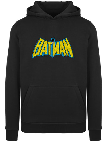 F4NT4STIC Hoodie DC Comics Superhelden Batman Crackle Logo in schwarz
