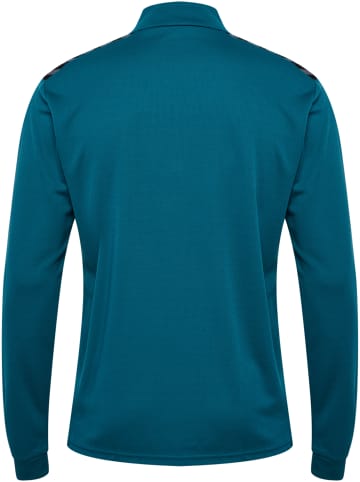 Hummel Halbreißverschluss Sweatshirt Hmlauthentic Herren in BLUE CORAL/SULPHUR SPRING