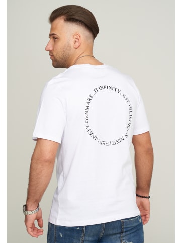 Jack & Jones T-Shirt - JCOROUND INFINITY in White