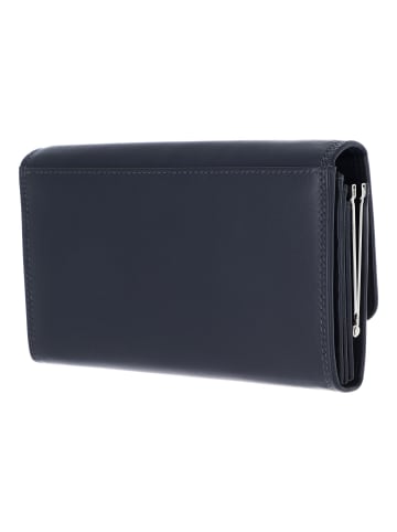 Golden Head Polo Geldbörse RFID Leder 17 cm marineblau