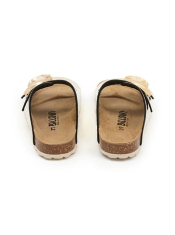 billowy Pantoletten  in gold