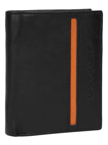 Bruno Banani Geldbörse echt Leder in schwarz