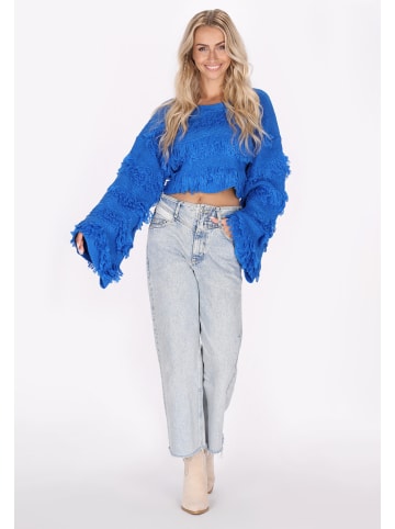 IZIA Damen Pullover in Blau