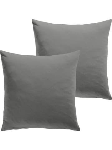 REDBEST Single-Jersey Kuschelkissenbezug 2er-Pack San Francisco in grau