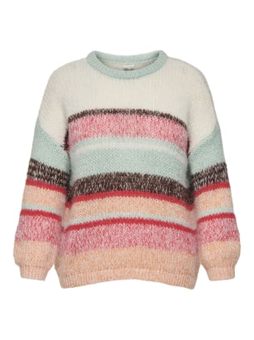 ONLY Carmakoma Strickpullover in Aqua Gray