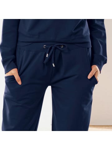 Erwin Müller Sweat Freizeithose, lang in marine