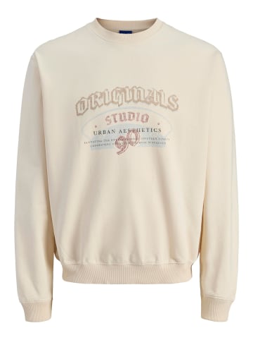 JACK & JONES Junior Sweatshirt in Antique White