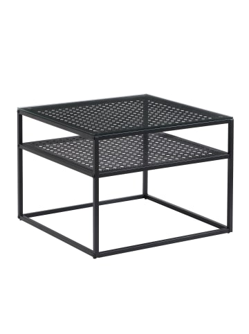 FineBuy Couchtisch in Schwarz / Glas / 60x60x45