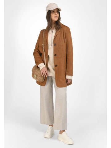 ANNA AURA Long-Blazer Blazer in COGNAC