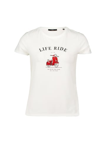 Zero  Shirt mit Glitzersteinen in Patch CreamRed