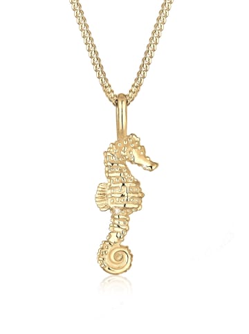 Elli Halskette 925 Sterling Silber Seepferdchen in Gold