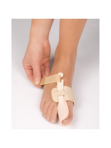 FußGut Hallux Nachtbandage, rechts in haut