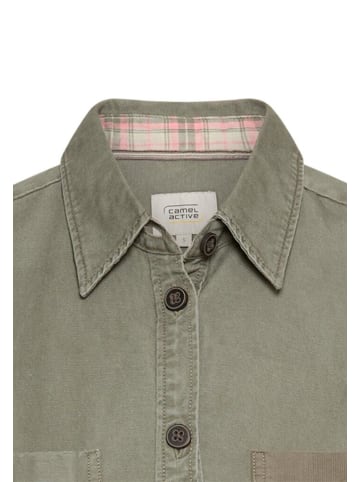 Camel Active Langarmbluse in shadow khaki
