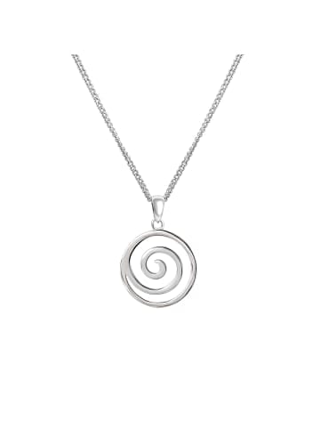 Alexander York Kette mit Anhänger SPIRALE in 925 Sterling Silber, 2-tlg. in silber