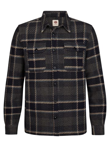 Petrol Industries Kariertes Flanell-Overshirt forgeworks in Grün