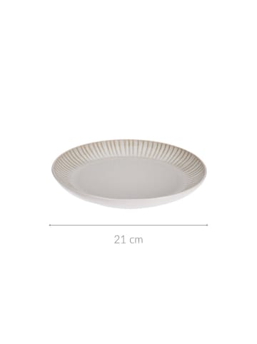 Siaki Collection Dessertteller in grau