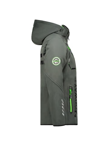 Geographical Norway Softshelljacken in Grau/Grün